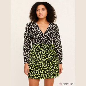 Glamorous Floral Mini Dress Size 8 New With Tags